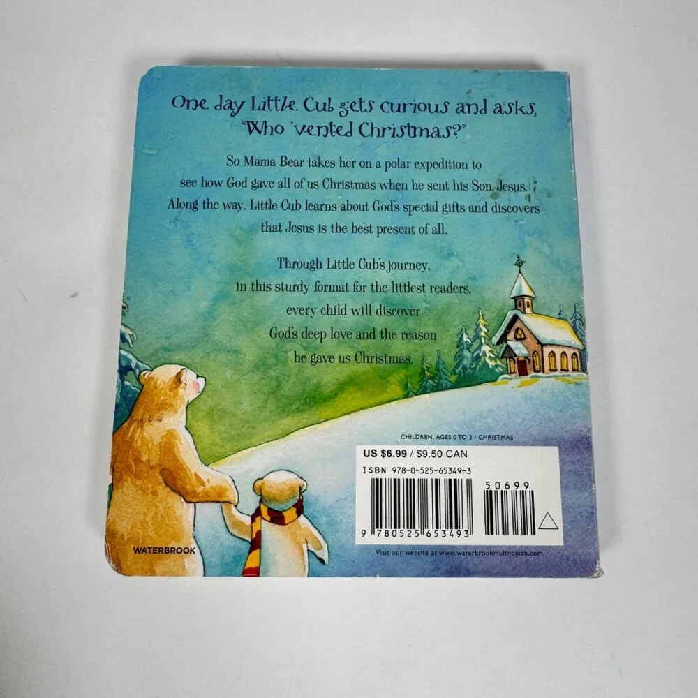Lot 2 Christmas Board Books God Gave Us Christmas + The Story of‎ Christmas Kids